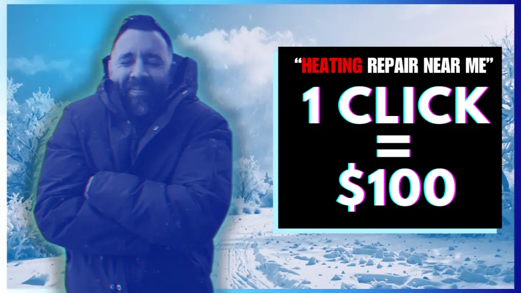 An image of an HVAC Digital Advertiser freezing in the cold while learning the cold hard truths about digital advertising in the HVAC industry.